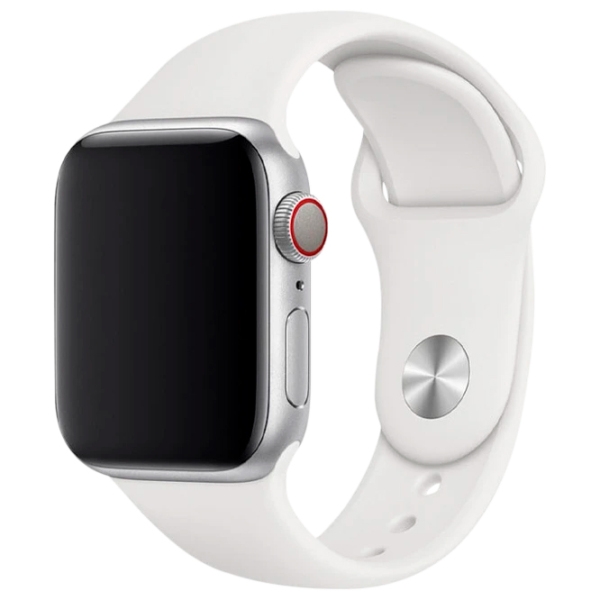 Ремень Apple Watch 4 Sport Band Белый Devia Фторэластомер , 38, 40 мм photo 2