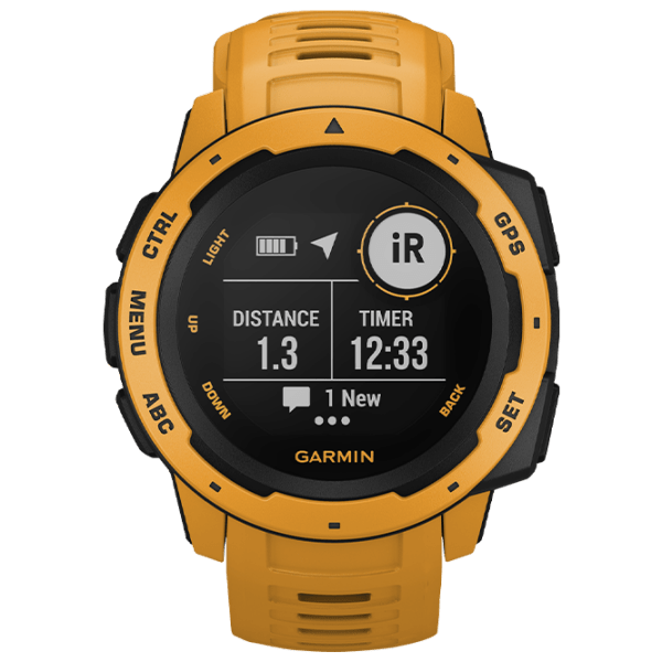 Ceas inteligent Garmin Instinct Yellow 0.9" | 23 mm | Polimer/Silicon
| 010-02064-03 photo 1