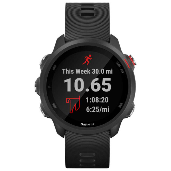 Ceas inteligent Garmin Forerunner 245 Music Black 1.2" | 30.4 mm | Fibră polimerică durabilă/Silicon
| 010-02120-30 photo 2