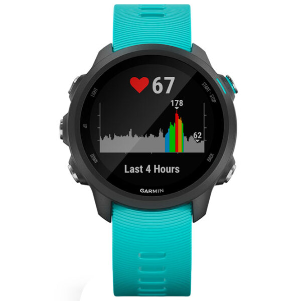 Ceas inteligent Garmin Forerunner 245 Music Black 1.2" | 30.4 mm | Fibră polimerică durabilă/Silicon
| 010-02120-32 photo 2