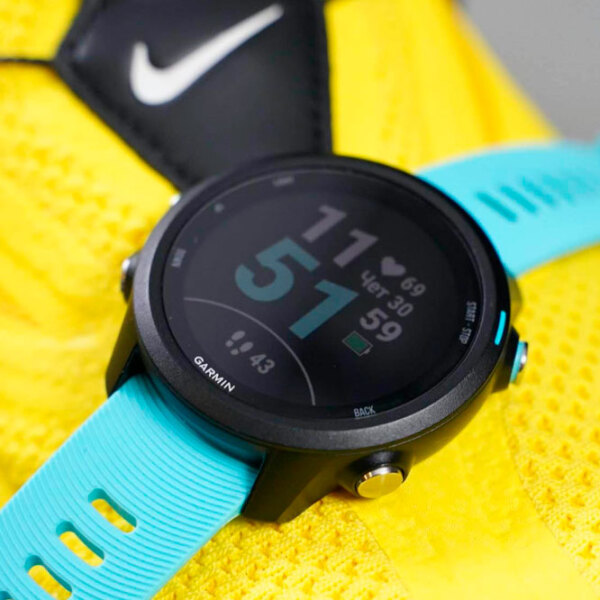 Ceas inteligent Garmin Forerunner 245 Music Black 1.2" | 30.4 mm | Fibră polimerică durabilă/Silicon
| 010-02120-32 photo 7