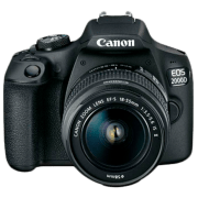 Cameră foto Canon EOS 2000D + EF-S18-55 IS II Kit Black CMOS, 24.1 MP, f/ 3.5 - f/ 5.6