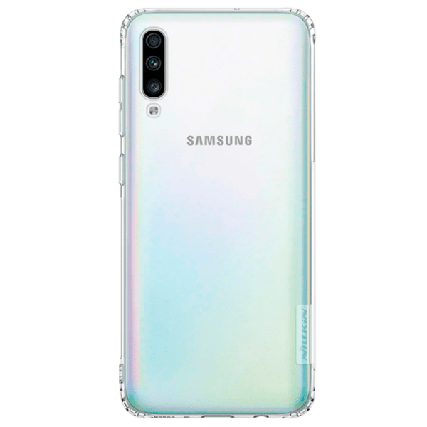 Husă pentru smartphone Samsung Galaxy A70 (Nature) White Transparent Nillkin, TPU, Back photo 1