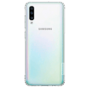 Husă pentru smartphone Samsung Galaxy A70 (Nature) White Transparent