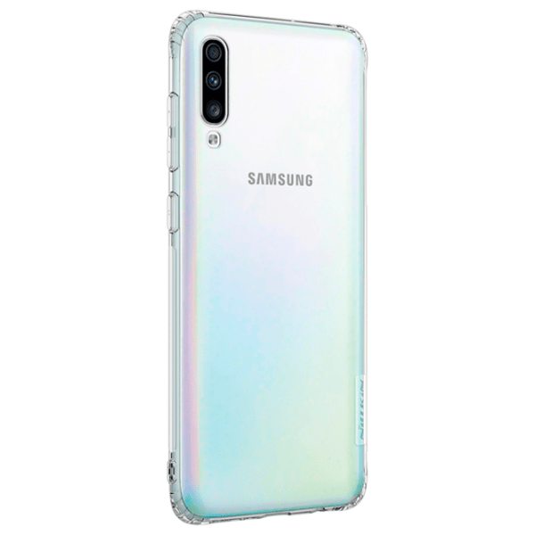 Husă pentru smartphone Samsung Galaxy A70 (Nature) White Transparent Nillkin, TPU, Back photo 2