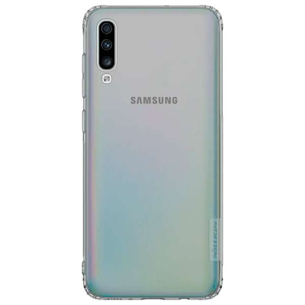 Чехол для смартфона Samsung Galaxy A70 (Nature) Серый Прозрачный Nillkin, TPU, Back photo 1