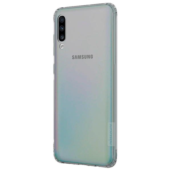 Чехол для смартфона Samsung Galaxy A70 (Nature) Серый Прозрачный Nillkin, TPU, Back photo 2