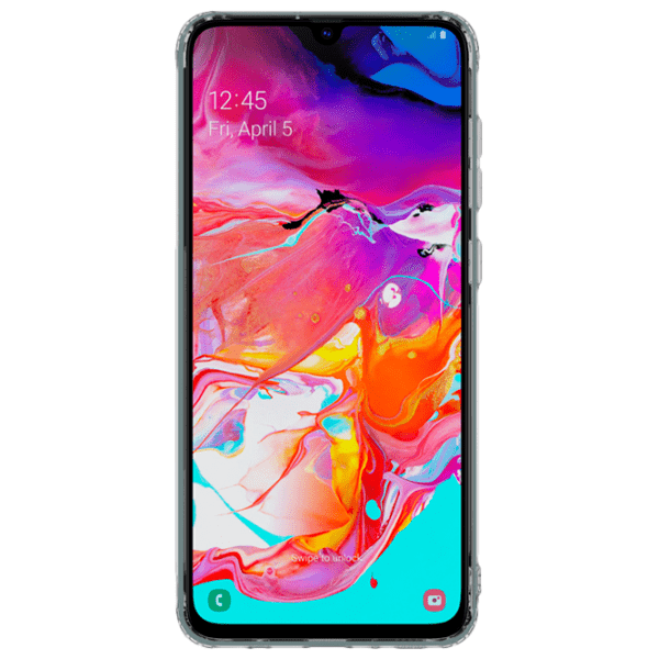 Чехол для смартфона Samsung Galaxy A70 (Nature) Серый Прозрачный Nillkin, TPU, Back photo 3