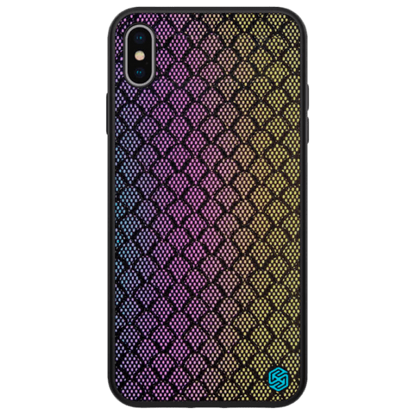 Чехол для смартфона Apple iPhone XS (Gradient Twinkle) Черный Радуга Nillkin, PC, Back photo 1