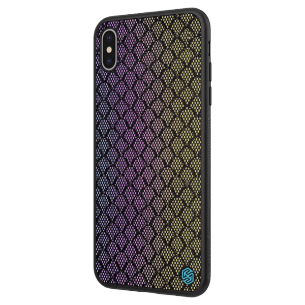 Чехол для смартфона Apple iPhone XS (Gradient Twinkle) Черный Радуга Nillkin, PC, Back photo 2