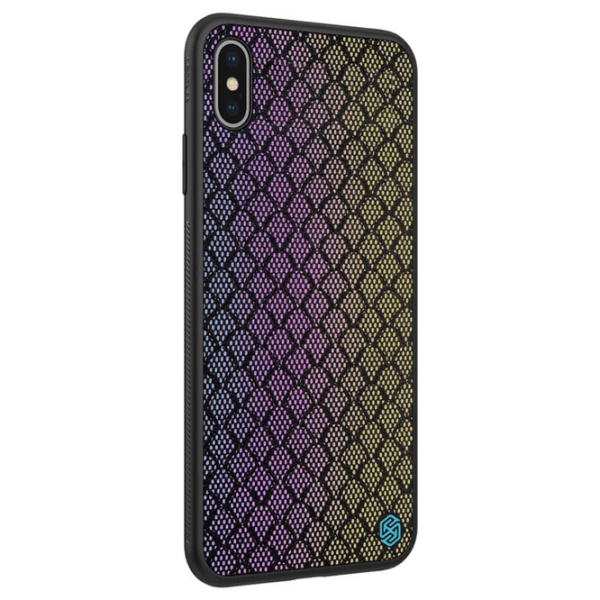Чехол для смартфона Apple iPhone XS (Gradient Twinkle) Черный Радуга Nillkin, PC, Back photo 3