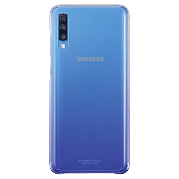 Husă pentru smartphone Samsung Galaxy A70 (EF-AA705) Transparent Purple Samsung, PP, Back photo 1