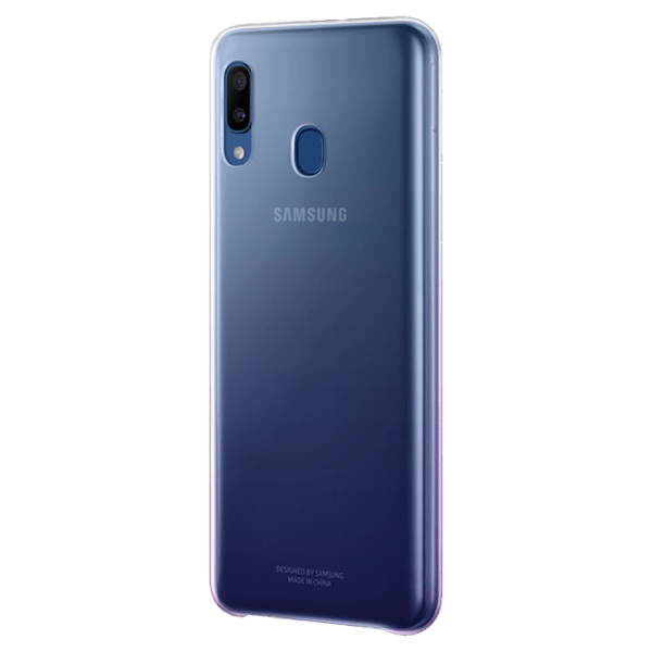 Чехол для смартфона Samsung Galaxy A20 (EF-AA205) Gradation Пурпурный Samsung, PP, Back photo 1