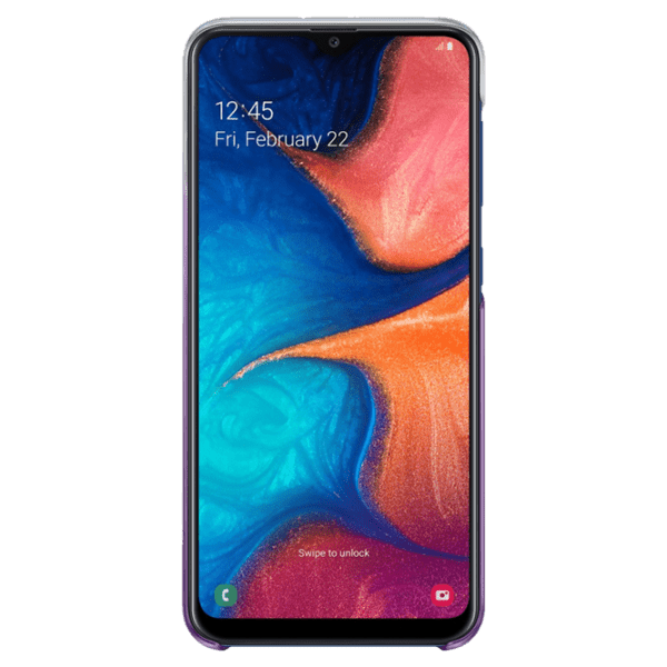 Чехол для смартфона Samsung Galaxy A20 (EF-AA205) Gradation Пурпурный Samsung, PP, Back photo 3
