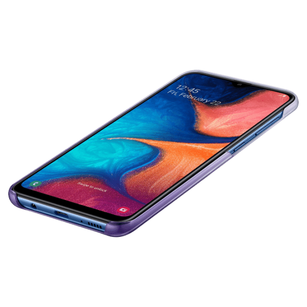 Чехол для смартфона Samsung Galaxy A20 (EF-AA205) Gradation Пурпурный Samsung, PP, Back photo 4