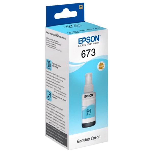 Чернила для принтера Epson 673 Light cyan  photo 1