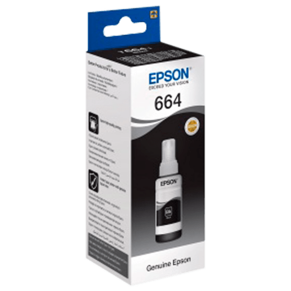 Чернила для принтера Epson 664 Black  photo 1