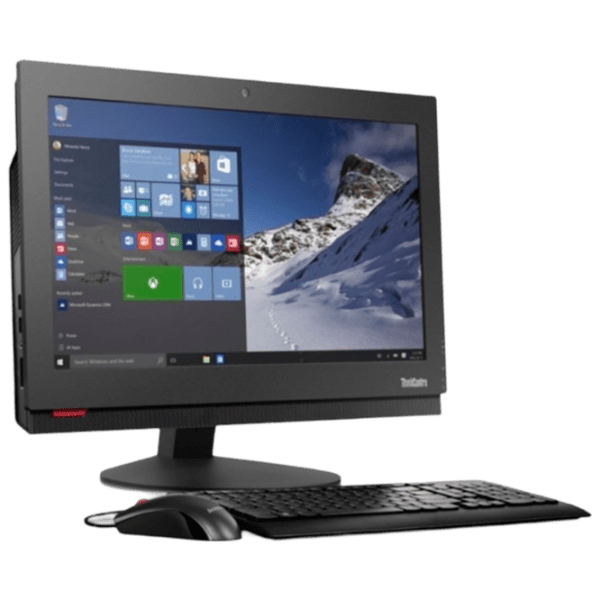 All-in-One PC Lenovo ThinkCentre M700Z Black 20" HD IPS Intel Celeron G3900T 4 GB 128 GB photo 3