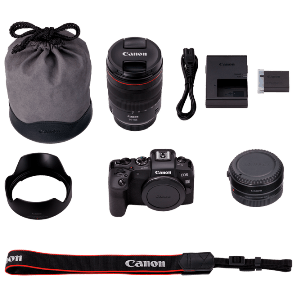 Cameră foto Canon EOS RP + RF 24-105mm f/ 4L IS USM Kit + Mount Adapter EF-EOS R Black CMOS, 26.2 MP, f/ 4 photo 3