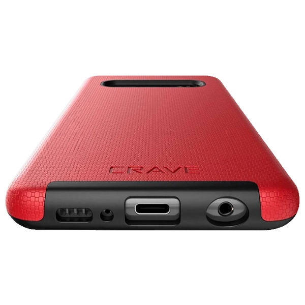 Husă pentru smartphone Samsung Galaxy S10 (CRVDGS10105) Black Red CRAVE, PC, Back photo 3