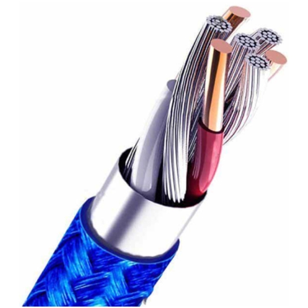 Cablu pentru telefon Nillkin Switch USB Type-A/ microUSB, USB Type-C, Lightning Blue  photo 3