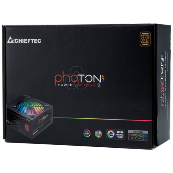 Блок питания ATX 12V 2.3 Chieftec PHOTON CTG-750C-RGB 750 Вт Черный  photo 4