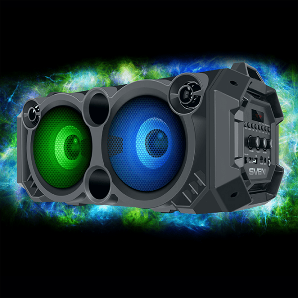 Boxă pentru Party Sven PS-550 Black 2 x 18 W photo 5