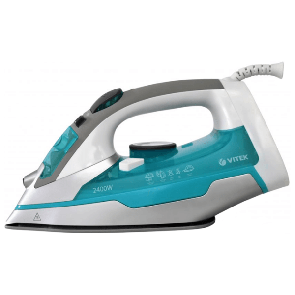 Утюг Vitek VT-1258 Синий 2400 Вт, 25 г/ мин, 0.3 л, Керамика photo 2