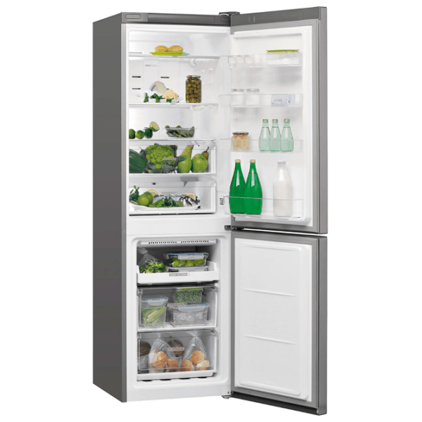 Frigider Whirlpool W7 811O OX Silver 234l/ No Frost, 104l/ No Frost, A+ photo 4