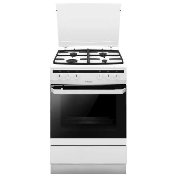 Плита Hansa FCMW68020 Белый Тип плиты: Газовая, 62 л, Тип духовки: Электрическая photo 1