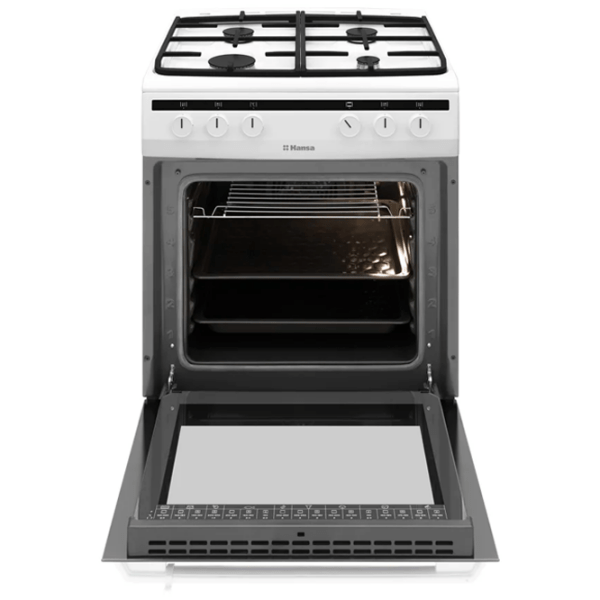 Плита Hansa FCMW68020 Белый Тип плиты: Газовая, 62 л, Тип духовки: Электрическая photo 3