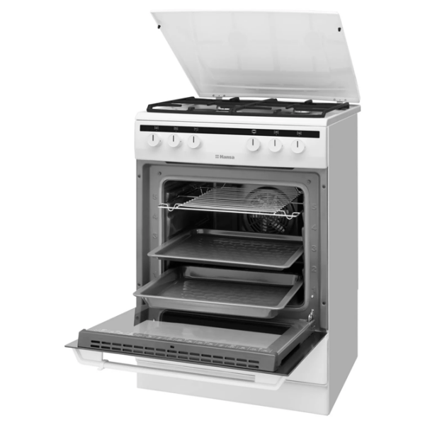 Плита Hansa FCMW68020 Белый Тип плиты: Газовая, 62 л, Тип духовки: Электрическая photo 4