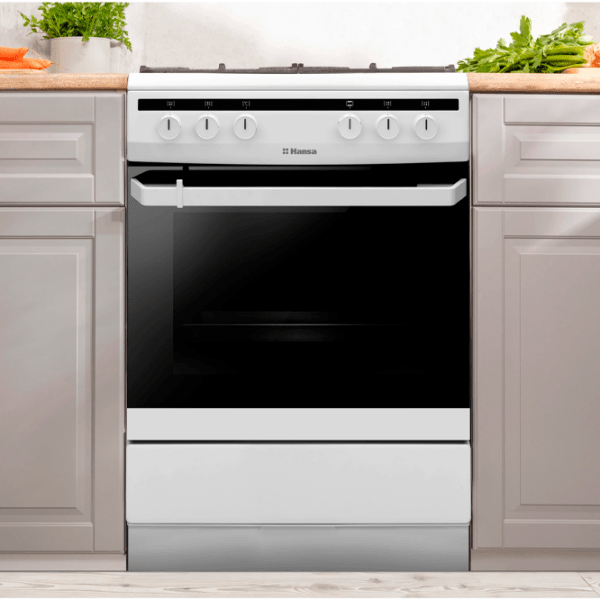 Плита Hansa FCMW68020 Белый Тип плиты: Газовая, 62 л, Тип духовки: Электрическая photo 6