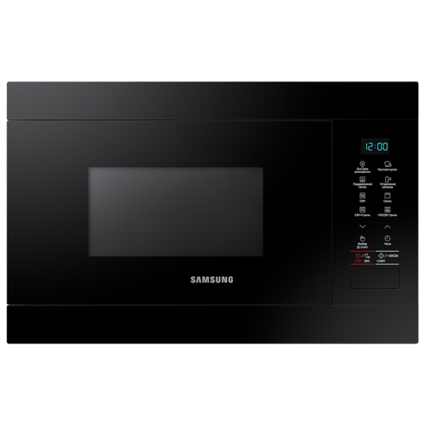 Cuptor cu microunde Samsung MG22M8054AK/ BW Black Cu grill, 22 l, 850 W photo 1