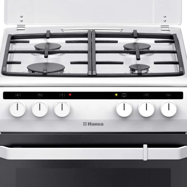 Aragaz Hansa FCMW58020 White Tipul plitei: Pe gaz, 62 l, Tipul cuptorului: Electric photo 4