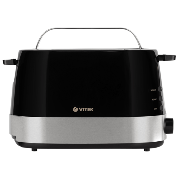 Тостер Vitek VT-1584 Черный 850 Вт, Количество степеней обжаривания: 7 photo 2
