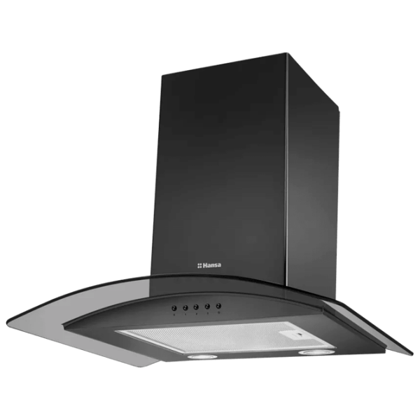 Hotă Hansa OKC621GBH Black 60 cm, Recirculare, 600 m³/h photo 1
