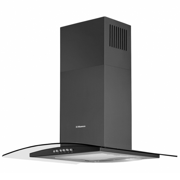 Hotă Hansa OKC621GBH Black 60 cm, Recirculare, 600 m³/h photo 2