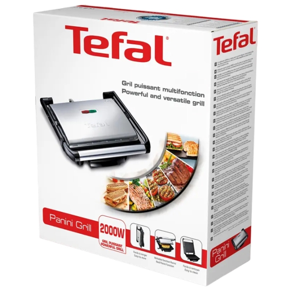Электрогриль Tefal GC241D38 Серебристый 2000 Вт, Закрытый (двухсторонний), photo 6