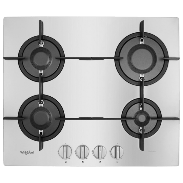 Plită încorporabilă pe gaz Whirlpool PMW 64D2/ IXL Inox Inox, Gratare: Fontă photo 1