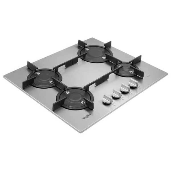 Plită încorporabilă pe gaz Whirlpool PMW 64D2/ IXL Inox Inox, Gratare: Fontă photo 4