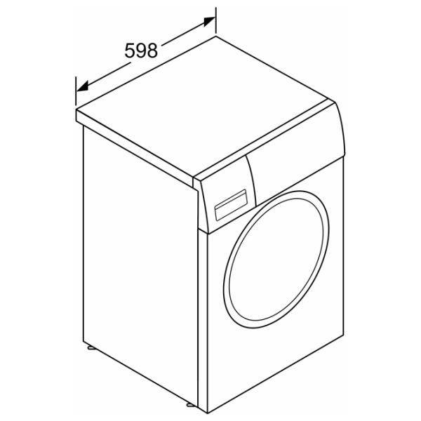 Mașină de spălat Bosch WAN280L8SN White 8 kg, 1400 rpm, A+++ photo 4
