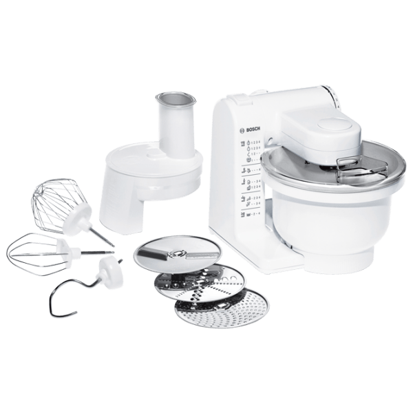 Mașină de bucătărie Bosch MUM4426 White 500 W, Mecanic, Numărul de viteze: 4 photo 1