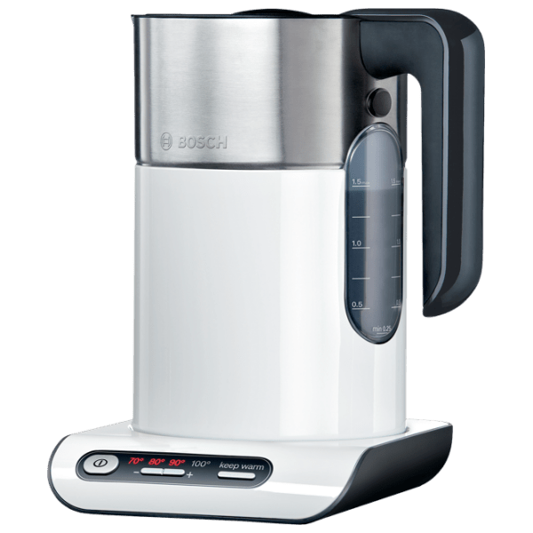 Ceainic electric Bosch TWK8611P White 2400 W, 1.5l, Material interior: Inox photo 1