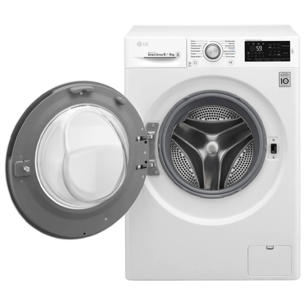 Mașină de spălat cu uscător LG F2J6NM1W Silver 6 kg, 1200 rpm, A+++ photo 6