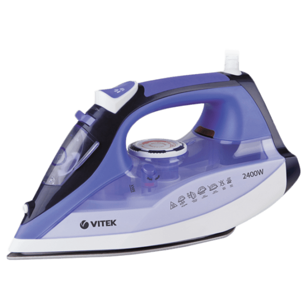 Утюг Vitek VT-1239 Синий 2400 Вт, 40 г/ мин, 0.28 л, Керамика photo 1