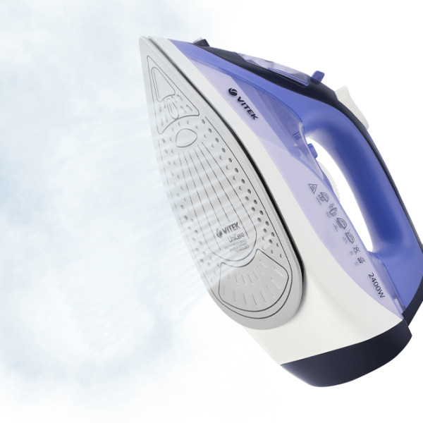 Утюг Vitek VT-1239 Синий 2400 Вт, 40 г/ мин, 0.28 л, Керамика photo 4