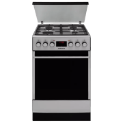 Плита Hansa FCMS58228 Нержавеющая сталь Тип плиты: Газовая, 62 л, Тип духовки: Электрическая