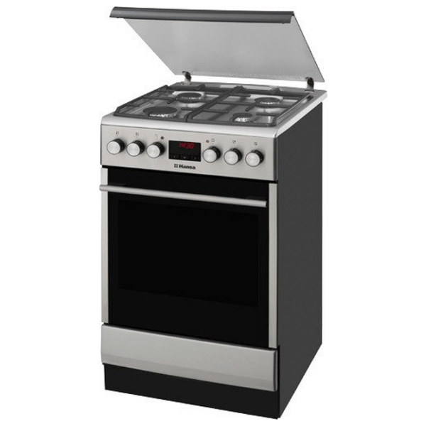 Плита Hansa FCMS58228 Нержавеющая сталь Тип плиты: Газовая, 62 л, Тип духовки: Электрическая photo 2