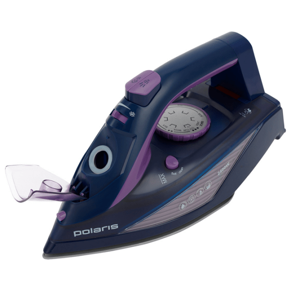 Fier de călcat Polaris PIR2457K Purple 2400 W, 45 g/ min, 0.38 l, Ceramică photo 2
